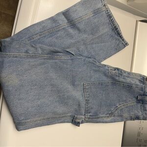 Light denim carpenter jeans